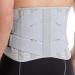 Low Back Pain Relief Belt Adjustable Lumbar Brace Scoliosis Fitness white XXL - Buy Online on GoSupps.com