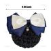 AUEAR Satin Hair Bow Clip Set with Snood Net Barrette - 4 Pcs Hairnets for Women - Buy Online on GoSupps.com