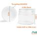 MHO Clear Refillable PET Containers with White Screw-On Lid, BPA/Paraben Free - 3.5 fl oz (104mL) - Set of 12 - Buy Online on GoSupps.com