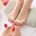 Toe Separator Silicone - 16-Piece Gel Toe Spreader Tool | Reusable Nail Polish & Pedicure Accessories | Floral Pattern | For Men & Women - Home & Salon Use - Buy Online on GoSupps.com