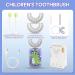 TSUNDERE L Kids Electric U-Shaped Toothbrush with 4 Brush Heads | 6 Cleaning Modes, IPX7 Waterproof | Auto Toothbrush for Children Ages 8-15 (Blue) - Buy Online on GoSupps.com