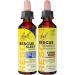 RESCUE Stress Relief & Sleep Support Bundle Non-Alcohol Formulas Bach Remedy Dropper 20mL 2-Pack Sleep Dropper 20mL Homeopathic Flower Essences