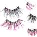 POPETPOP 2 Pairs Fake Eyelashes Makeup Eyelashes False Eyelashes Cosmetic Lashes for Women Christmas Eyelashes Fluffy Glitter Eyelashes Fluffy Fake Lashes Soft Fiber Halloween Miss Adhesive - Buy Online on GoSupps.com