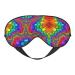 Bright Color print Light blocking eye mask soft eye mask adjustable for sleep travel yoga etc