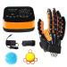 2024 New Upgrade Rechargeable Finger Strengthener Rehabilitation robot gloves | Hand Strengthening Devices | Hand Exercisers for Strength Automatic Hand Trainer Gloves with 2 Exercise Balls Right hand - M