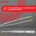 Professional Eyebrow Tweezers Facisl Hair Removal Stainless Steel Precision Slanted Tweezer Eyebrows Plucking Ingrown Hair Tweezers for Women Men Girls - Buy Online on GoSupps.com