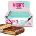 Nicks protein wafer bar hazelnut |25% protein |203 calories |Low carb protein bar chocolate snacks without added sugar gluten -free (9 protein bar x 40g) hazelnut 40 g (9 Pack)