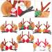 DOITOOL 6 Pairs Christmas Hair Clips Deer Hair Barrette Antlers Hair Clip Santa Hair Clip Mini Mushroom Deer Antlers Hairpins Christmas Hair Barrettes Child Polyester Accessories - Buy Online on GoSupps.com