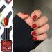 Red Gel Nail Polish Set Burgundy Dark Red Black Nail Varnish Sets Rose Red Autumn UV/LED Nail Lamp Soak off Nail Art Manicure Gel Nail Polish Kit for Salon DIY at Home - Buy Online on GoSupps.com