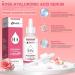 3 Pack Rose Hyaluronic Acid Serum for Face - Anti-Wrinkle Anti-Aging with Peptides | 1fl oz (30ml Each) - International Shipping Available - Buy Online on GoSupps.com