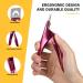 BEZOX Sharp Blade Acrylic Nail Clipper - Professional Precision Cutters for False Nails | Rose Red - Buy Online on GoSupps.com