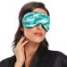 Xigua Dolphins Pattern Sleeping Eye Mask | Adjustable Strap & Breathable Blackout Comfort | For Men & Women - Buy Online on GoSupps.com