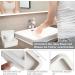 Buy Premium Wet Wipes Box - Damp Toilet Paper Storage for Home & Office | Baby-Friendly Plastic with Lid White - International Shipping Available - Buy Online on GoSupps.com