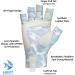 Adept Tackle UPF 50+ Fingerless Fishing Gloves with Neck Gaiter - Medium Clear Water - Buy Online on GoSupps.com