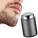 Sopami Mini Electric Shaver Portable Mini Electric Shaver USB Rechargeable Waterproof Electric Razor Beard Trimmer for Men (gray)