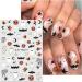 JMEOWIO 9 Sheets Halloween Nail Art Stickers Decals Self-Adhesive Cute Ghost Colorful Heart Nail Supplies Nail Art Design Decoration Accessories - Buy Online on GoSupps.com