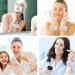 Sibba Women's Face Washing Bracelets - Suckable Wrist Towels & Waterproof Tape for Girls - Prevent Water Runoff - Buy Online on GoSupps.com