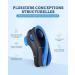 QBK Plantar Fasciitis Insoles - Arch Support for Men | 3/4 Orthopedic Insoles for Flat Feet Heel Spur Achilles Tendon Relief (Size S: 35-38) - Buy Online on GoSupps.com