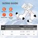 Rechargeable Heated Socks with 3 Heat Settings - Black&Gray-XL | Remote Control Washable Foot Warmers for Winter | 5000mAh Electric Heated Socks for Men Women - Buy Online on GoSupps.com