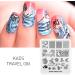 KADS Nail Stamping Plate TR006 - DIY Manicure Stencil Tools - Buy Online on GoSupps.com