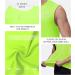 Cakulo Men's Sleeveless Workout Swim Shirts 3-Pack - Quick Dry Beach Pool Tech Tank Tops - Neon Orange/Yellow/Pink - Large - Buy Online on GoSupps.com