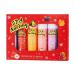 Fruity Lip Balm Christmas Gift Box,Lipstick Case Moisturizing Fruit Lipstick 6pcs