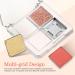 FOYTOKI 6 Pcs Transparent Square Eye Shadow Box Empty Palette for Makeup Refillable Makeup Palette Plastic - Buy Online on GoSupps.com