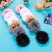 Furry Rabbit Fur Scrunchies - 12 PCS Multicolor Hair Accessories for Women and Girls - Buy Online on GoSupps.com