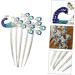 Diamond Phoenix Hair Comb Hair Barrettes Hair Pin Rhinestone Bobby Pins Bride Hair Clip Pearl Wedding Headpiece Hair Combs for Women Hair Comb Accessories Bridal Hair Comb Alloy Gogogmee - Buy Online on GoSupps.com