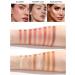 RoseFlower 16 Colors Blush Contour Highlighter Makeup Palette with Brush Shimmer Matte Mineral Face Blush Powder for Cheek All in One Face Sculpting Bronzer Blusher Illuminator Concealer Palette 135 - Buy Online on GoSupps.com