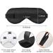 Cute Cat Black Breathable Sleeping Eye Mask | Elastic Contoured Blindfold for Summer Rest | Ideal for Women & Men Travel - Buy Online on GoSupps.com