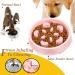 Mediloe Slow Feeder Dog Bowl - Anti-Gulp Bloat Stop Bowl - Pink Slow Feed Bowl - Buy Online on GoSupps.com