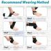 INDEEMAX Ankle Support Brace Adjustable Ankle Wraps for Man and Women Ankle Straps for Plantar Fasciitis Achilles Tendonitis Arthritis Ligament damage Injury Recovery Single Black One Size Black1 - Buy Online on GoSupps.com