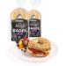 O'Doughs Sprouted Whole Grain Flax Bagels 10.6oz - Presliced | Pack of 3 | Fiber-Rich & Cholesterol-Free - Buy Online on GoSupps.com