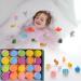 Kids Bath Bombs with Surprise Inside - 20 Pack Gift Set for Girls and Boys | Handmade Fizzies Spa Balls for Children - Birthday, Christmas, Easter Day - Buy Online on GoSupps.com