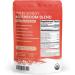 Organic 4-in-1 Mushroom Powder Blend for Immune Boost & Brain Support - Reishi, Lion's Mane, Cordyceps, Chaga Supplement Extract Complex - Buy Online on GoSupps.com