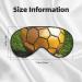 Shop Soccer Print Soft Eye Mask | Perfect for Sleep Travel & Naps Unisex Comfort - Buy Online on GoSupps.com