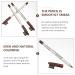 PLAFOPE 12pcs Eyebrow Pencil with Brush Eyebrow Pen Brow Pencil Brush Brow Pen Brush Plastic Coffee - Buy Online on GoSupps.com