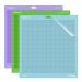 Monicut 12x12 Cutting Mat for Cricut Maker 3/Maker/Explore 3/Air 2/Air/One(Lightgrip Standardgrip Stronggrip) 3 Pcs Non-Slip Flexible Cutting Mats for Crafts Quilting Sewing and all Arts D-Varietygrip 12x12 Inch 3 Pack