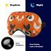 Outdoor Light-Blocking Eye Mask | Orange Chicken Pattern | Air Travel & Multi-Functional Polyester Eye Mask - Buy Online on GoSupps.com