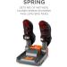 Unisex Force Dry Sport-Digital Shoe Dryer | Gray Orange | Universal Fit - Buy Online on GoSupps.com