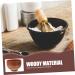 FRCOLOR Wooden Shaving Bowl Set - 2pcs Men's Shaving Soap Cup & Brush - Premium Bamboo Barber Supplies - Buy Online on GoSupps.com