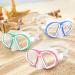 Supertrip Kids Swim Goggles with Nose Cover - Pink | Diving Mask for Youth 6-14 - Buy Online on GoSupps.com