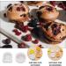 HOMSFOU 2pcs Cake Mold Muffin Molds Baking Tools Silicone Cookie Mold Cookie Cake Pan Muffin Liner Fondant Creative Baking Molds Baking Supplies Egg Tart Paper Cup Candy Candle Chocolate White 9X8X2.6CM - Buy Online on GoSupps.com