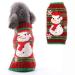 Petcare dog sweater christmas dog turtleneck sweater Christmas pattern knitwear warm pet sweater for dog puppies party puppy gift for dog federschneemann s
