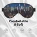 Buy New York City Night Printed Soft Eye Mask | Zero Eye Pressure Travel Blackout Eye Mask for Better Sleep - Buy Online on GoSupps.com