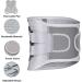Gowhods Lumbar Support Belt with Removable Pad - Back Brace for Pain Relief | Herniated Disc Support | Unisex Waist Trimmer for Sports and Office - L/XL - Buy Online on GoSupps.com