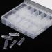 BNG 120-Piece Dual Shapes Nail Tips Set | Ballerina & Flat Square Professional Nail Extensions | Clear Polymer Gel Complete Cover - Buy Online on GoSupps.com