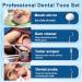 Tooth Filling Repair Kit Temporary Tooth Filling Repair Broken Teeth Broken Teeth Denture Kit Handmade at Home DIY Denture Filling with 4 Types of Dental Mirror Tools Convenient and Fast - Buy Online on GoSupps.com