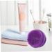 COHEALI Silicone Bath Brush Household Cleaning Tools Silicone Cleaning Brush Cleaning Brushes for Household Use Body Cleaning Brush Bathing Supply Bathing Scrubber Miss Toiletries Purple 9x8cm - Buy Online on GoSupps.com